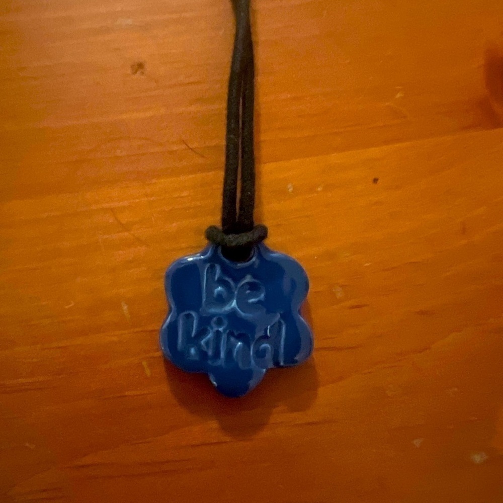 Be Kind Bens Bells Blue Necklace